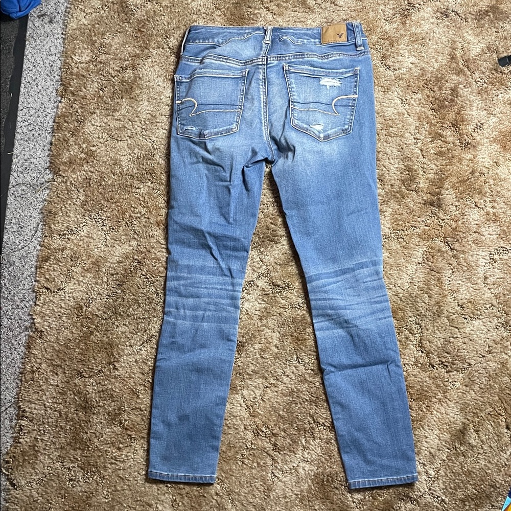 American Eagle Distressed Jegging Size 6 Short - Picture 6 of 6